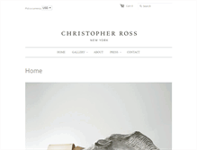 Tablet Screenshot of christopher-ross-collection.com